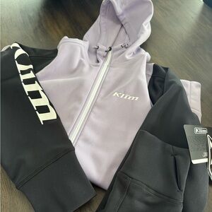 Klim Women's Purple and Black Hoodie